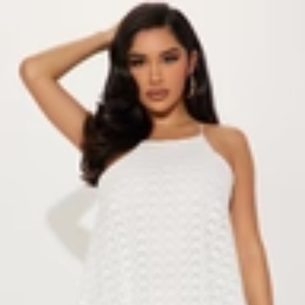 Fashion Nova "Say it Right" White Jumpsuit